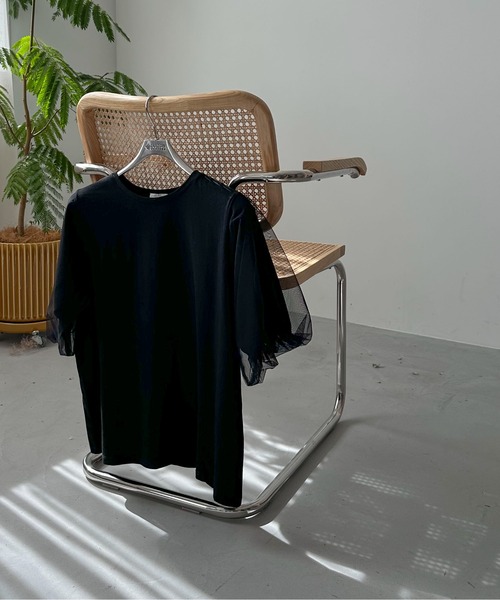 「feepur」 半袖Tシャツ MEDIUM オートミール レディース_画像3