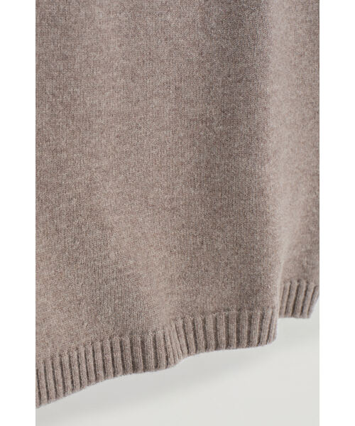 「COS」 ニットスカート M ダークベージュ レディース_画像3