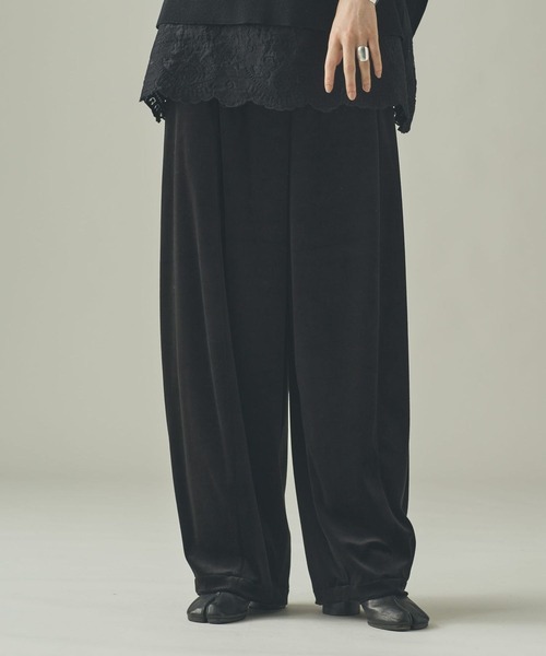Curensology（カレンソロジー） イージーパンツ FREE ブラック