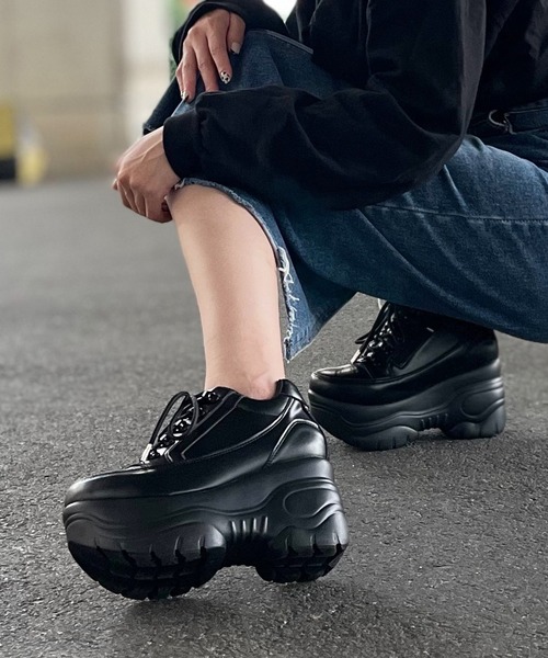 「attagirl」 ローカットスニーカー M ブラック系その他 レディース_画像3