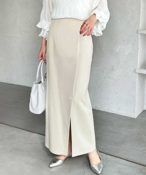 GeeRA（ジーラ） スカート オンオフ着られる！スリットタイトスカート