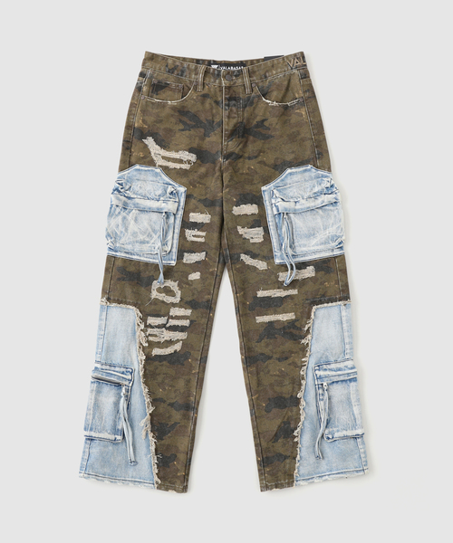 VALABASAS（ヴァラバサス） ワイドパンツ ジーンズ Suggestion Baggy 