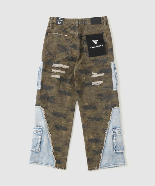 VALABASAS（ヴァラバサス） ワイドパンツ ジーンズ Suggestion Baggy 