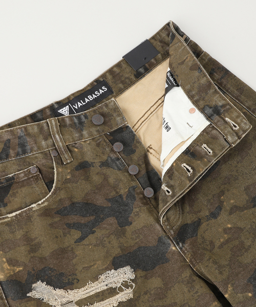 VALABASAS（ヴァラバサス） ワイドパンツ ジーンズ Suggestion Baggy 