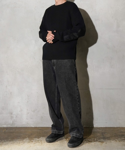 GUNG HO（ガンホー） 長袖ニット X-LARGE ブラック メンズ : ZOZOTOWN