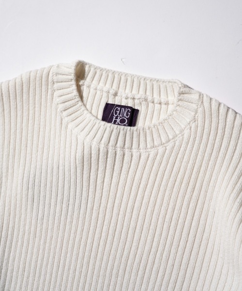 「GUNG HO」 長袖ニット X-LARGE ブラック メンズ_画像8