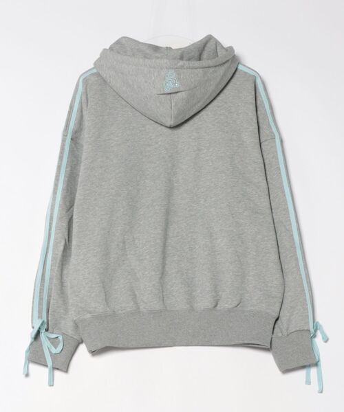 「ANGEL BLUE」 プルオーバーパーカー FREE ライトグレー レディース_画像3