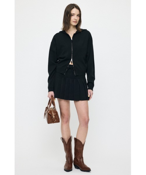MOUSSY（マウジー） ワンピース ZIP UP パーカー ＆ PLEATED ミニ