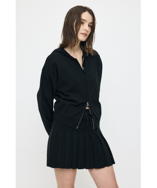 MOUSSY（マウジー） ワンピース ZIP UP パーカー ＆ PLEATED ミニ