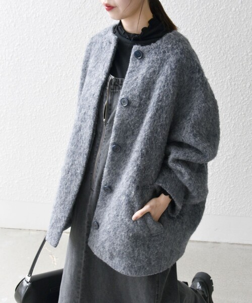 SHIPS any 「SHIPS any」 ノーカラージャケット ONE SIZE