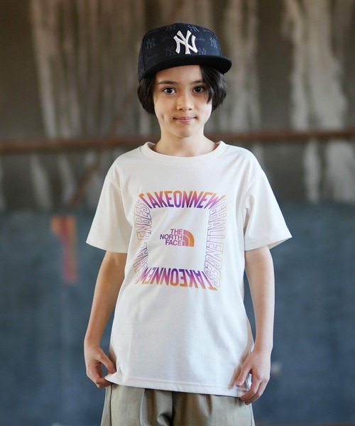 ノースフェイス tシャツ リサイクルシステム Tシャツ NTJ32607 キッズ 子供服 男の子 女の子の画像