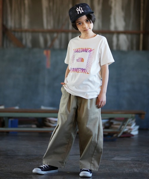ノースフェイス tシャツ リサイクルシステム Tシャツ NTJ32607 キッズ 子供服 男の子 女の子の画像