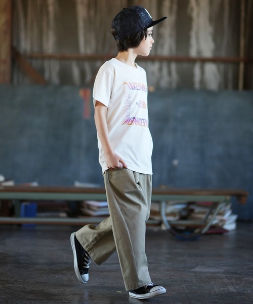 ノースフェイス tシャツ リサイクルシステム Tシャツ NTJ32607 キッズ 子供服 男の子 女の子の画像