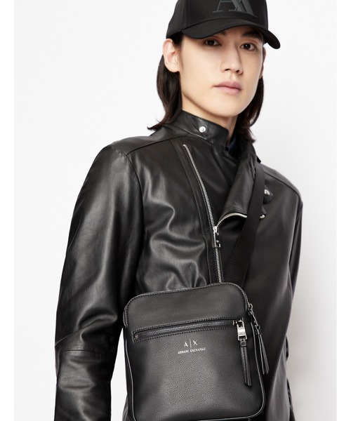 ARMANI EXCHANGE」 ショルダーバッグ FREE ブラック メンズ アルマーニ 