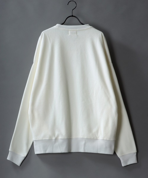 「SITRY」 「Beno」スウェットカットソー X-LARGE グレイッシュブルー メンズ_画像6