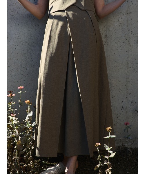 CIS.（シス） ロングスカート - ベージュ レディース : ZOZOTOWN Yahoo