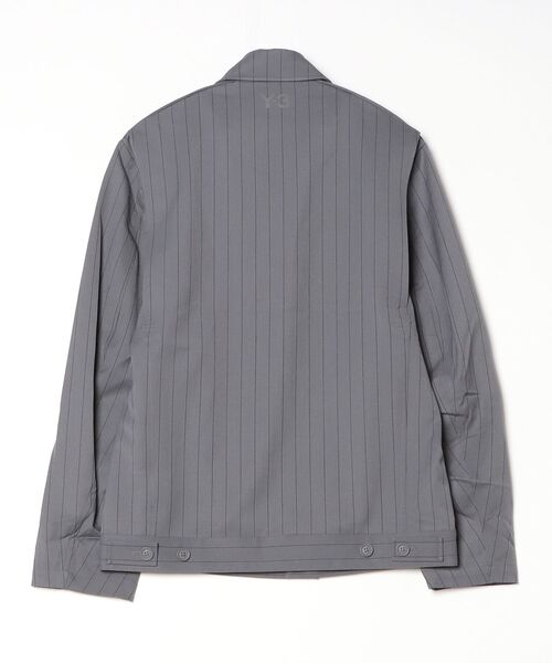 Y-3 ブルゾン アウター PINSTRIPE REFINED WOOL UT BLOUSON メンズ
