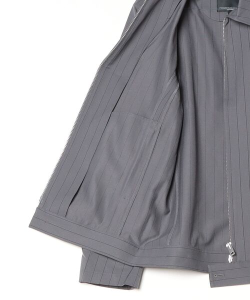 Y-3 ブルゾン アウター PINSTRIPE REFINED WOOL UT BLOUSON メンズ