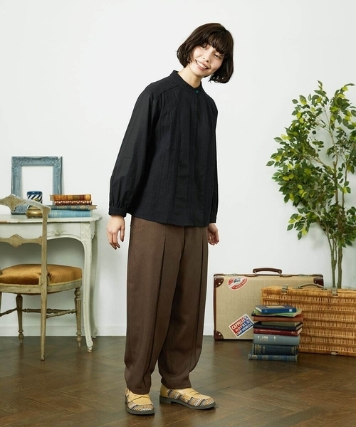 Jocomomola（ホコモモラ） ブラウス シャツ Tejido ドッキングスタンド