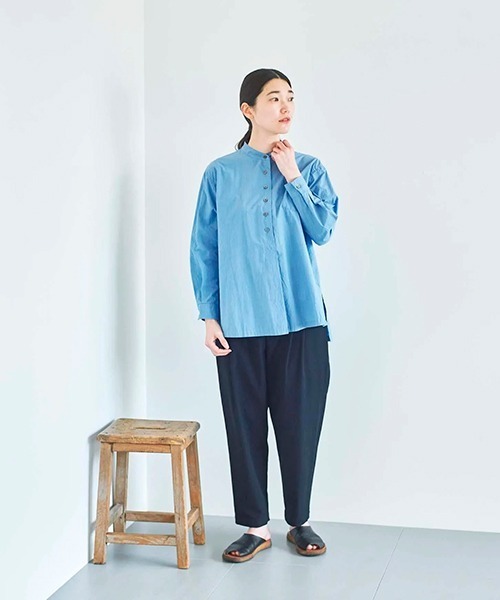 noble シャツ HAU（CLASKA） ブラウス シャツ スタンドカラーシャツ ”noble
