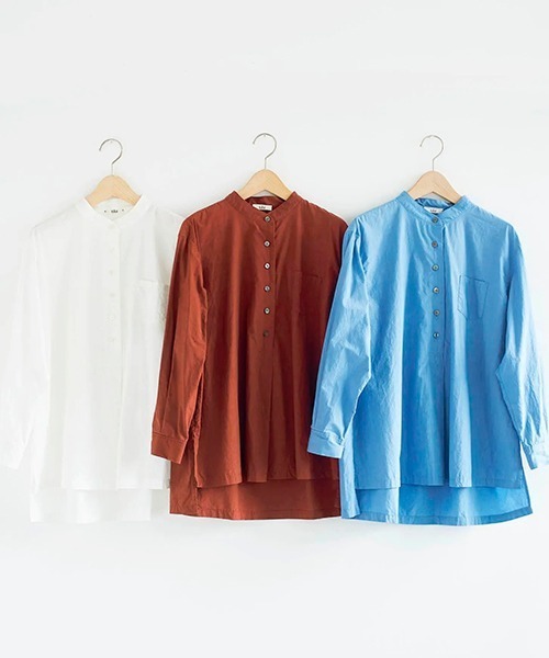 noble シャツ HAU（CLASKA） ブラウス シャツ スタンドカラーシャツ ”noble