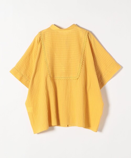 「SHIPS any」 半袖ブラウス ONE SIZE イエロー レディース_画像3