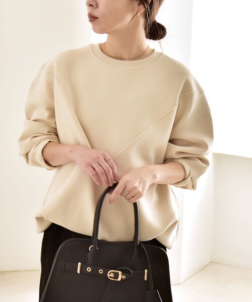 「quaranciel」 長袖カットソー ONE SIZE ブラック レディース_画像5
