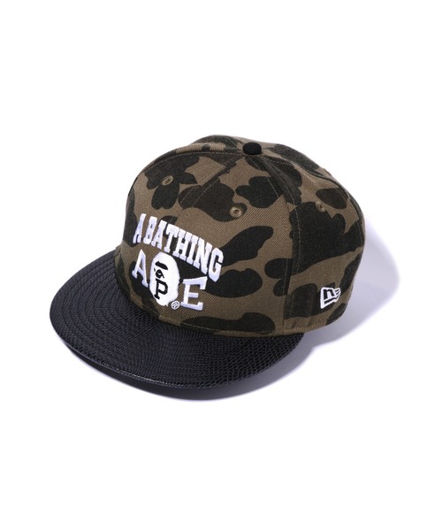 A BATHING APE キャップ A BATHING APE（アベイシングエイプ） キャップ「NEW ERAコラボ」 FREE