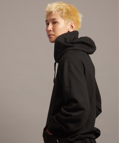 「PRO CLUB 」 プルオーバーパーカー X-LARGE ブラック メンズ_画像3