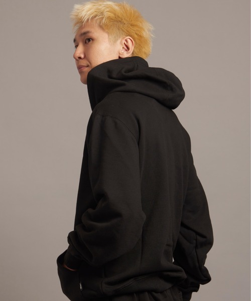 「PRO CLUB 」 プルオーバーパーカー X-LARGE ブラック メンズ_画像4