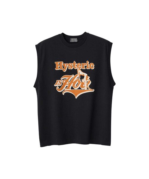 ヒステリックグラマー✪キャミソール  袖フリル  ノースリーブ  ブラウス HYSTERIC GLAMOUR（ヒステリックグラマー） キャミソール HYSTERIC IS