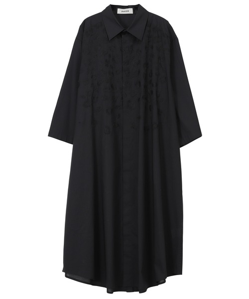 ZUCCa（ズッカ） 7分袖ワンピース M size ブラック レディース 
