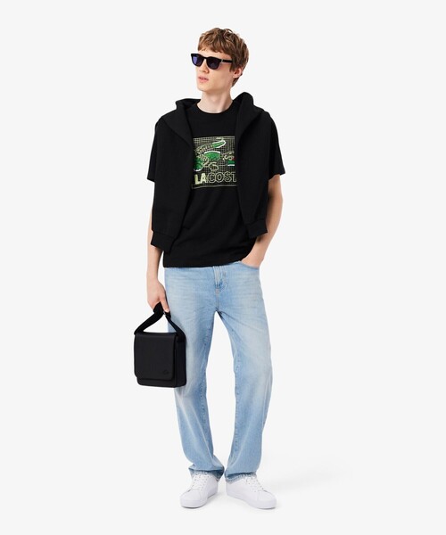 「LACOSTE」 ショルダーバッグ FREE ブラック メンズの画像