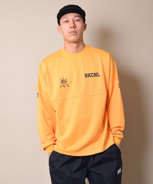 「Back Channel」 長袖Tシャツ SMALL イエロー メンズ_画像7