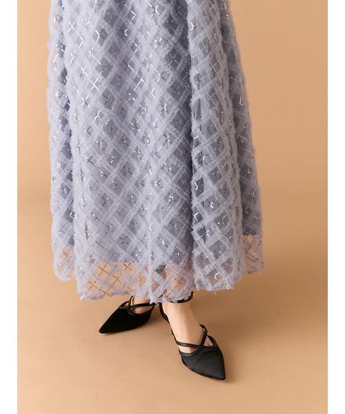 「LILY BROWN」 フレアスカート 0 アイボリー レディースの画像