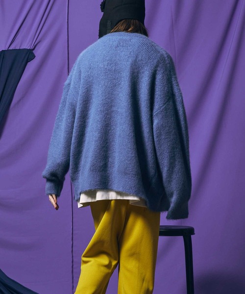 「MAISON SPECIAL」 ニットカーディガン 2 グリーン メンズの画像