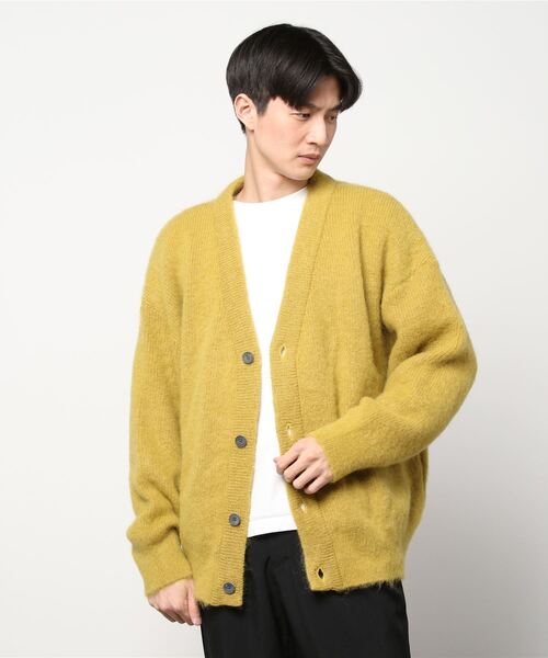 「MAISON SPECIAL」 ニットカーディガン 2 グリーン メンズの画像