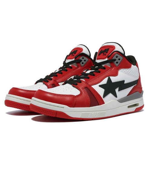 APE ハイカット　スニーカー　サイズ17 A BATHING APE（アベイシングエイプ） ハイカットスニーカー 11 レッド