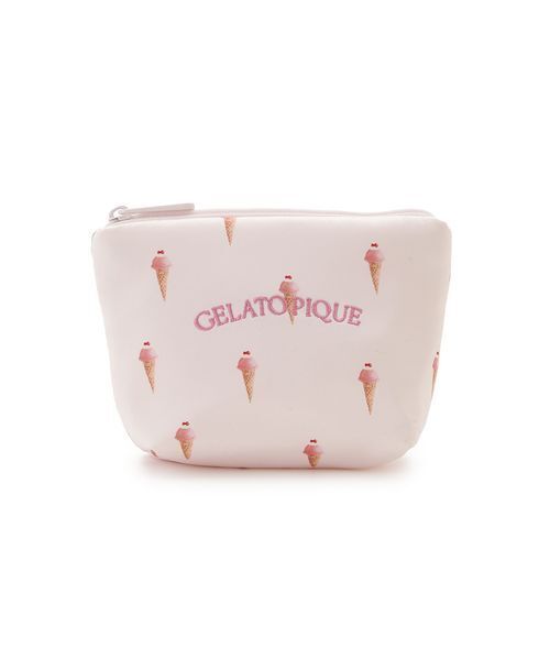 gelato pique（ジェラートピケ） ポーチ ソルベ総柄ティッシュポーチ