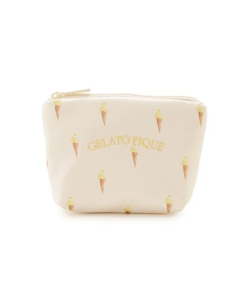 gelato pique（ジェラートピケ） ポーチ ソルベ総柄ティッシュポーチ