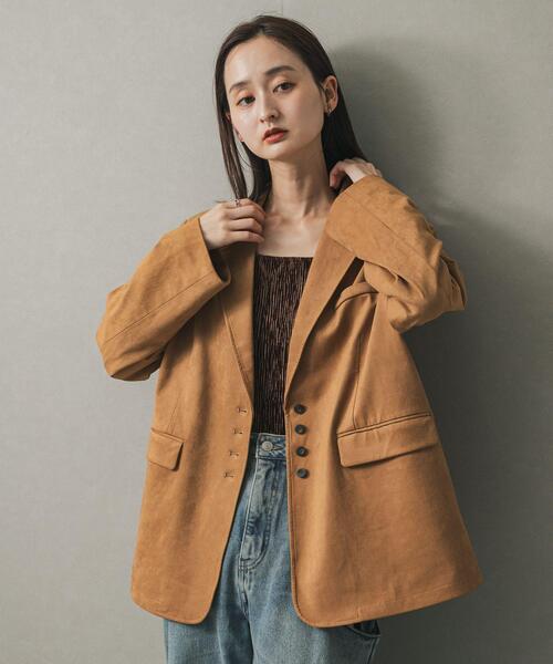 「SENSE OF PLACE by URBAN RESEARCH」 ジャケット ONE ブラウン レディース