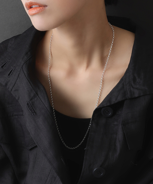 ネックレス 「SAMH by LILAS」ラウンドチェーン60cmネックレス SV レディースの画像