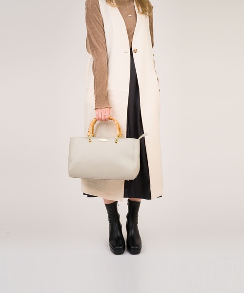 「KATIE LOXTON」 ハンドバッグ FREE グレー レディース_画像8