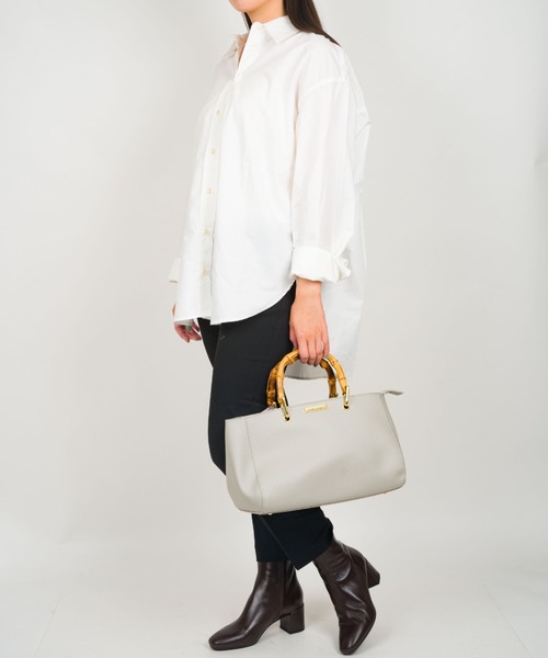 「KATIE LOXTON」 ハンドバッグ FREE グレー レディース_画像9