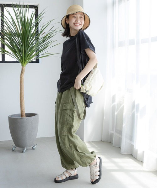 「niko and...」 カーゴパンツ LARGE ダークブルー レディース_画像5