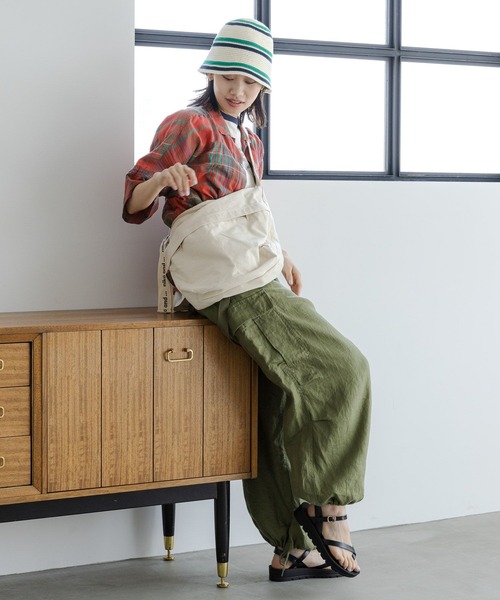 「niko and...」 カーゴパンツ LARGE ダークブルー レディース_画像6