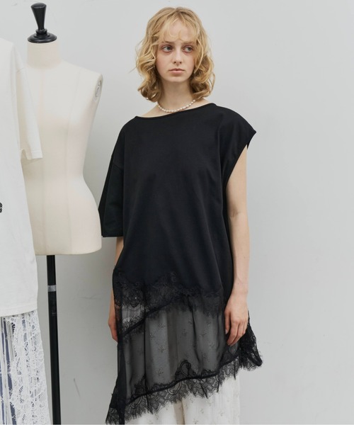 LA BELLE ETUDE（ラベルエチュード） tシャツ 半袖 アシンメトリー