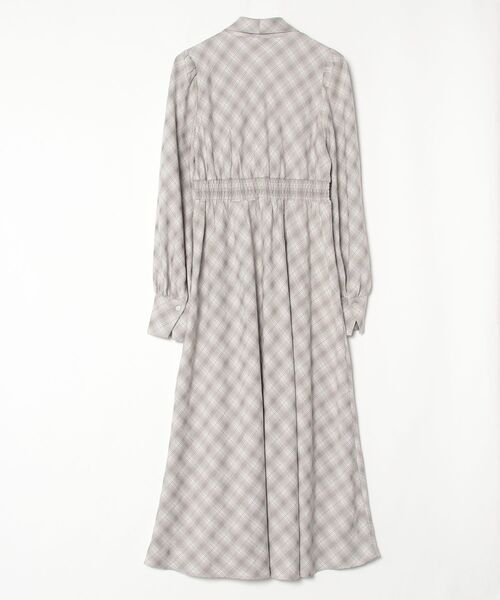 「apres jour」 チェック柄長袖ワンピース X-LARGE グレー レディース_画像2