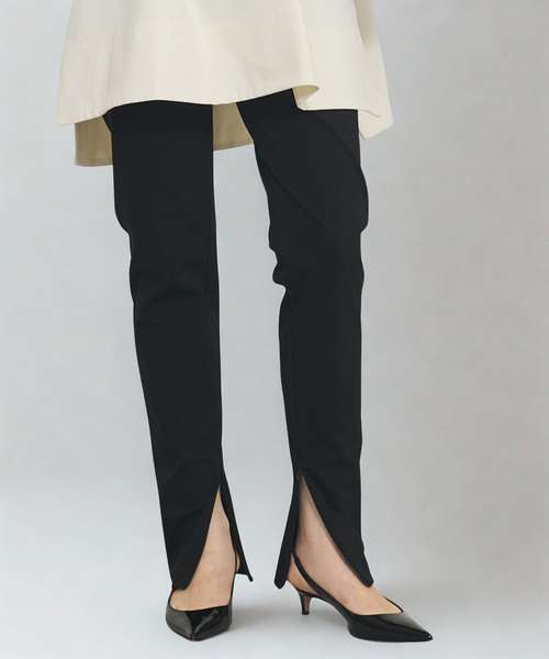 「qualite」 イージーパンツ 36 ベージュ レディース_画像2