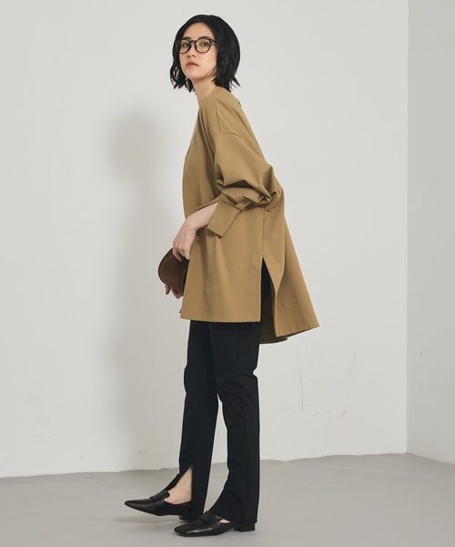 「qualite」 イージーパンツ 36 ベージュ レディース_画像8